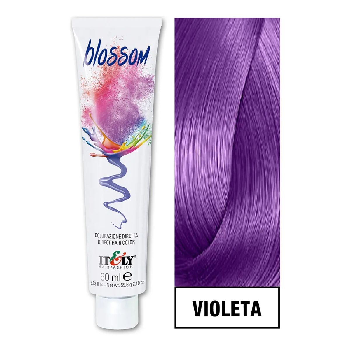 GENERICO - Tintura Itely Blossom Coloración Fantasía 60ml Violeta