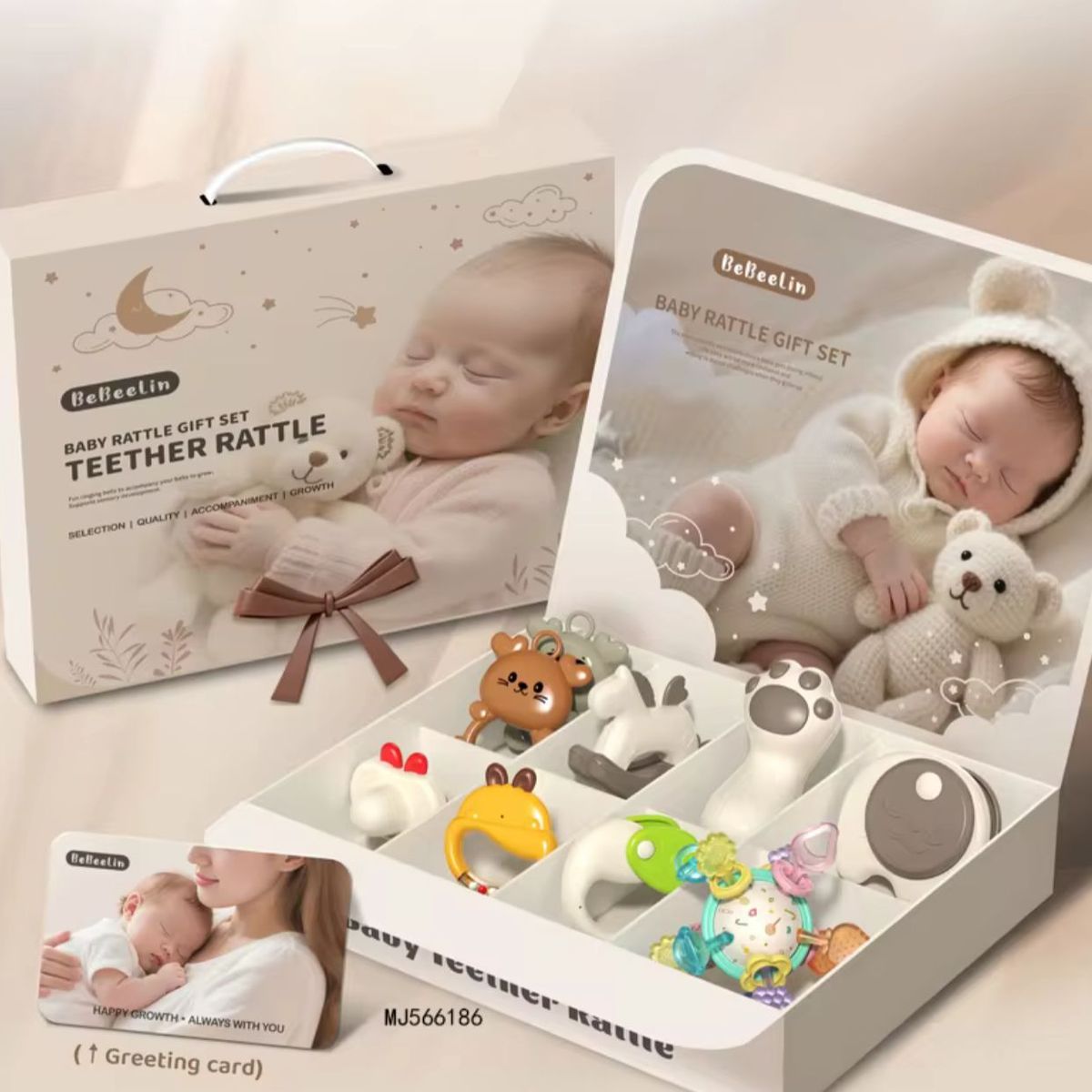 GENERICO - Kit Sensorial Bebé 0 A 3 Meses Estimulación Temprana Box