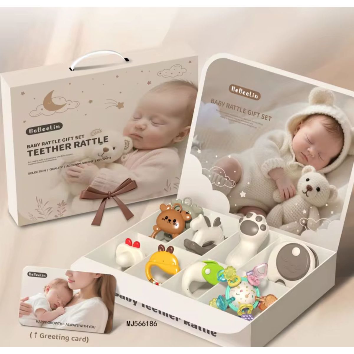 GENERICO - Kit Sensorial Bebé 0 A 3 Meses Estimulación Temprana Box