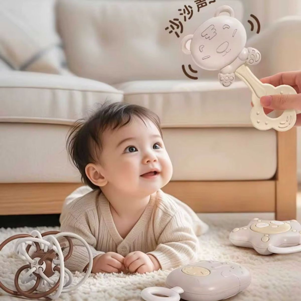 GENERICO - Kit Sensorial Bebé 0 A 3 Meses Estimulación Temprana Box