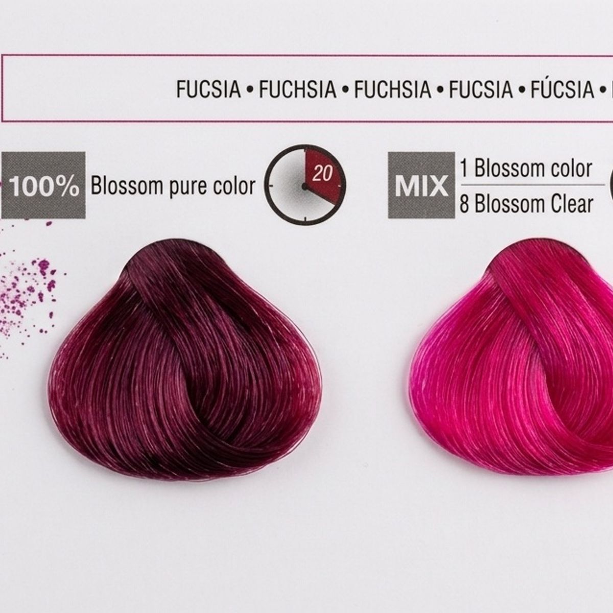 GENERICO - Tintura Itely Blossom Coloración Fantasía 60ml Fucsia