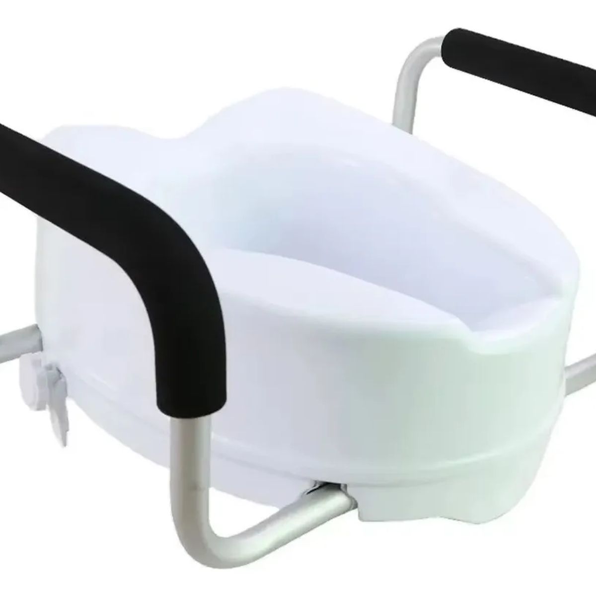GENERICO - Asiento Wc Elevador 10cm Con Apoya Brazos