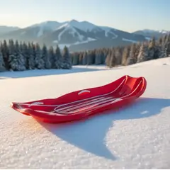 GENERICO - Trineo Plástico Deslizador Para Nieve 120cm Con Manillas