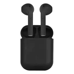 GENERICO - Audífonos Inalámbricos RM12 Bluetooth Carga Rápida Negro BELUG