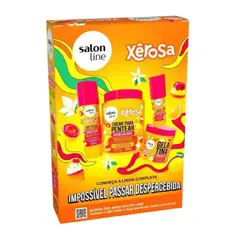 SALON LINE - KIT SHAMPOO Y ACOND VAINILA DULCE 500ML NUTRICIÓN AROMÁTICA GOURMAND Y SISTEMA MULTY 4EN1