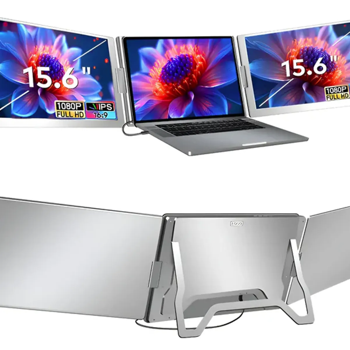 GENERICO - Monitor Doble Pantalla 15.6¨ CW-S800