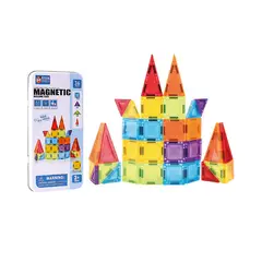 MAGNETIC TILES - Set Portable Mini 36 Piezas Viajes Niños 36