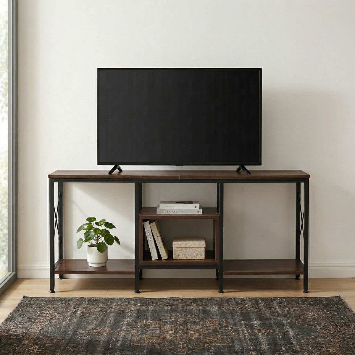RELAN - Rack de TV Zapla Relan Mueble con Estantes