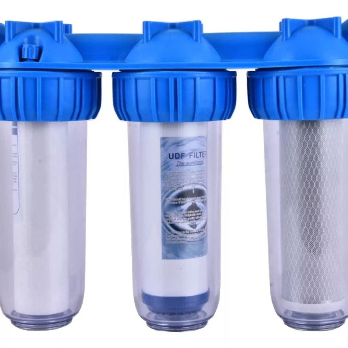 GENERICO - Filtro Agua Triple Anti Sarro Ablandador 10 Pulgadas