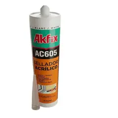 AKFIX - Sellador Masilla Acrilica Ac605 Grietas Pintable