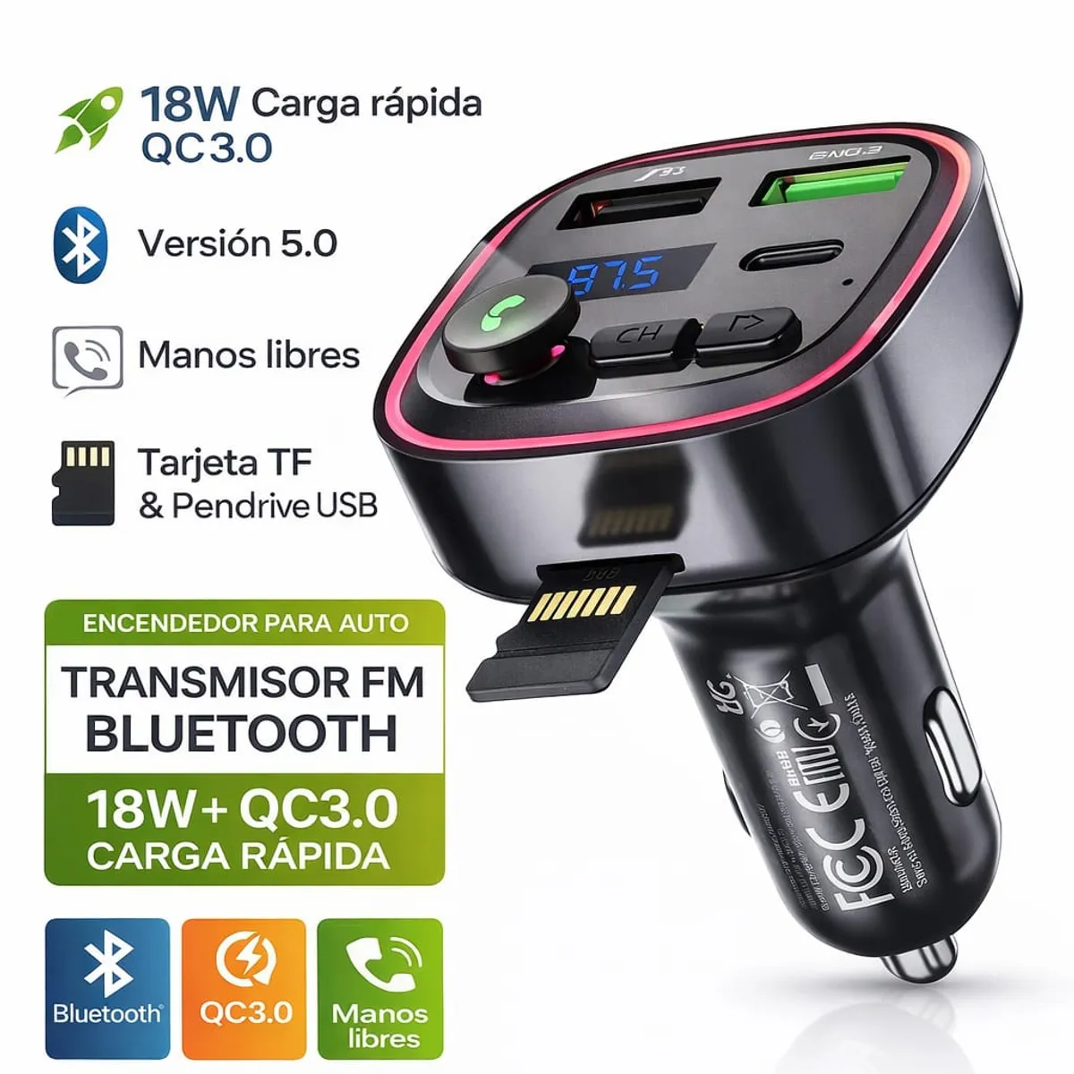 BOROFONE - Transmisor Fm Inalambrico Hoco