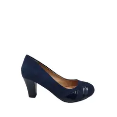 HERIEL - Zapatos Fiesta Azul taco