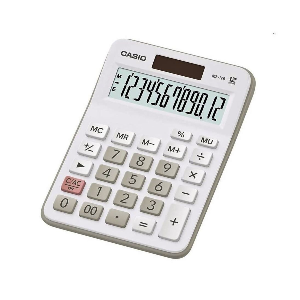 CASIO - CALCULADORA CASIO MX12B -WE SOLAR 12 DIGITOS