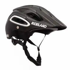 RIDELAND - Casco De Bicicleta All-track Mtb Imán Negro Negro L
