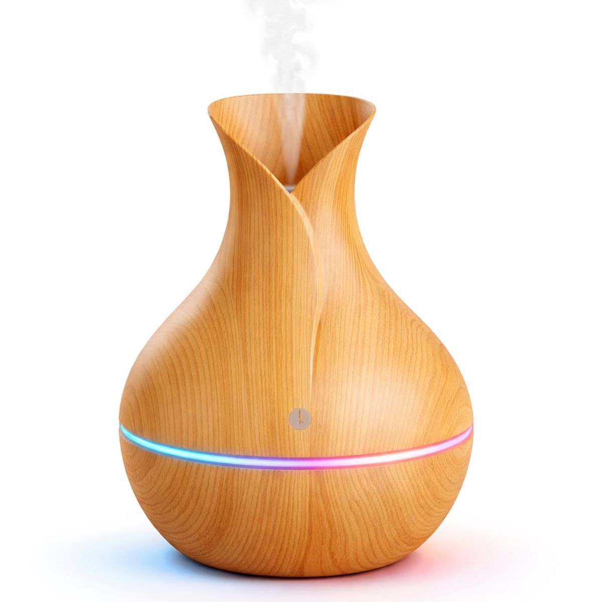 GENERICO - Humidificador Ultrasónico Difusor Aromático LED + 4 Esencias de Regalo