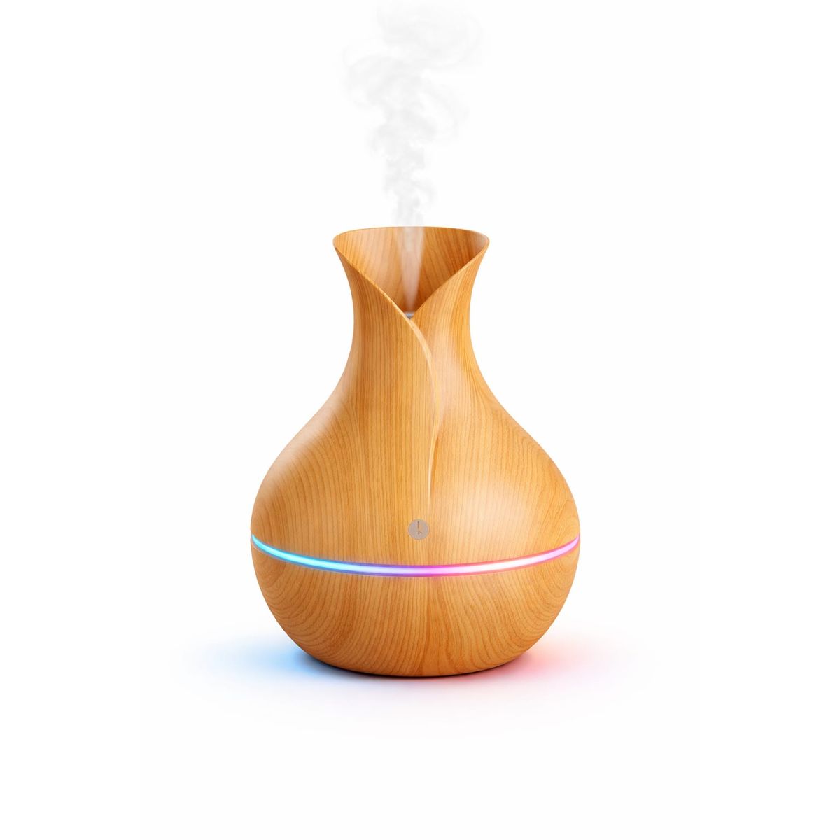 GENERICO - Humidificador Ultrasónico Difusor Aromático LED + 4 Esencias de Regalo