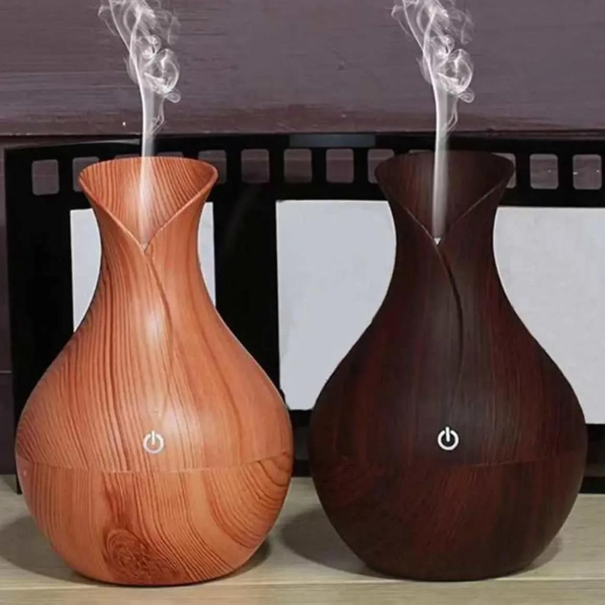 GENERICO - Humidificador Ultrasónico Difusor Aromático LED + 4 Esencias de Regalo