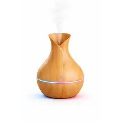 GENERICO - Humidificador Ultrasónico Difusor Aromático LED + 4 Esencias de Regalo