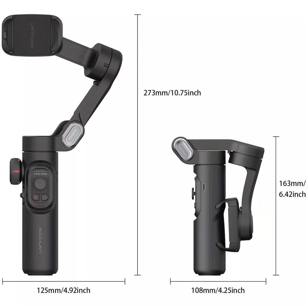 GENERICO - Estabilizador Gimbal Aochuan Xe De 3 Ejes Pro
