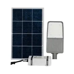 WANT - Luminaria Pública LED Solar 50W Luz Fría