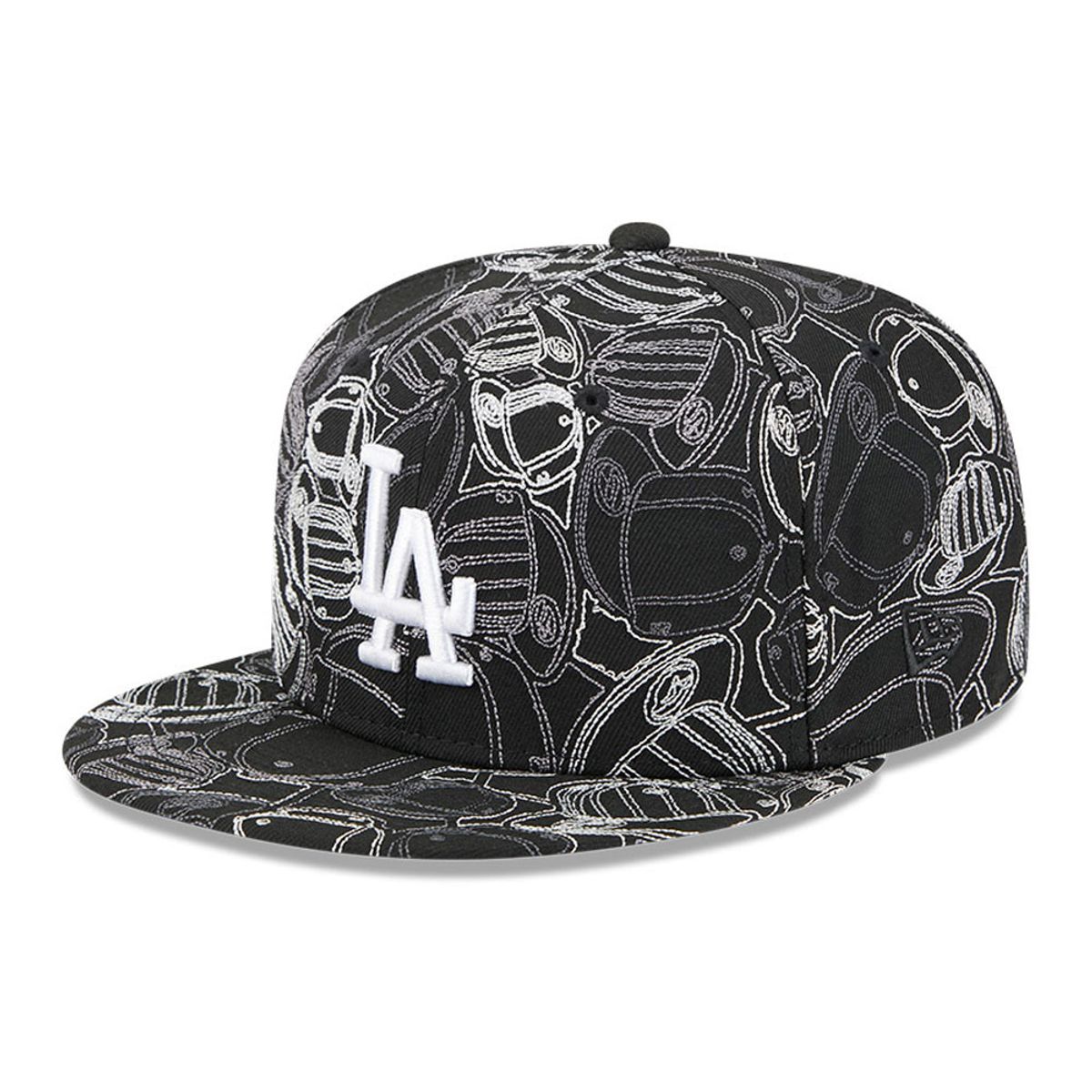 NEW ERA - Gorra New Era 59Fifty Los Angeles Dodgers Cap Scramble Negro