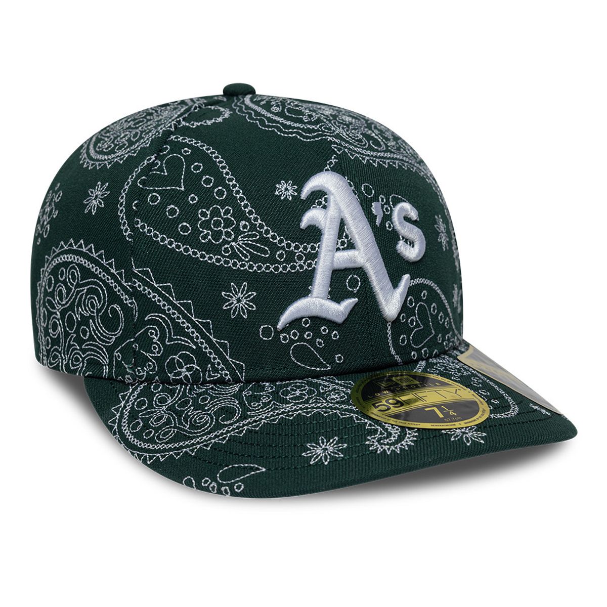 NEW ERA - Gorra 59Fifty MLB Oakland Athletics Paisley Pack Verde
