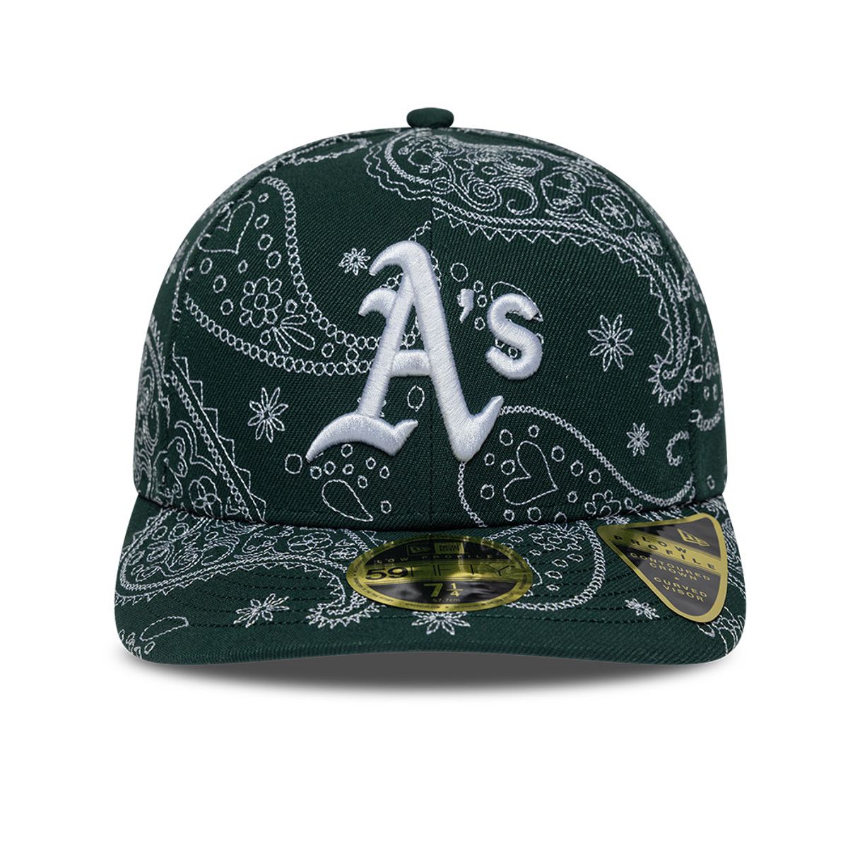 NEW ERA - Gorra 59Fifty MLB Oakland Athletics Paisley Pack Verde