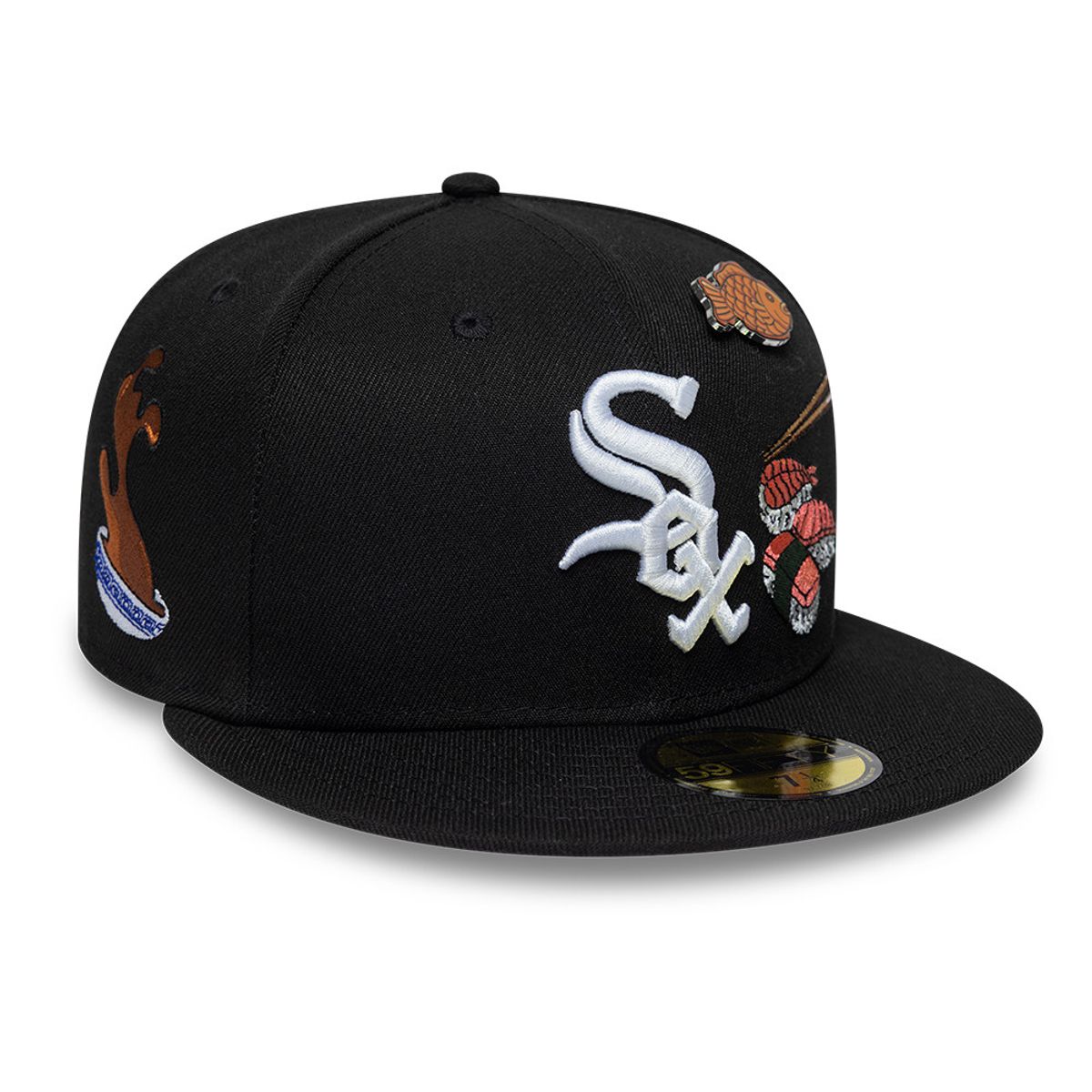 NEW ERA - Gorra 59Fifty MLB Chicago White Sox Food Graphic Negro