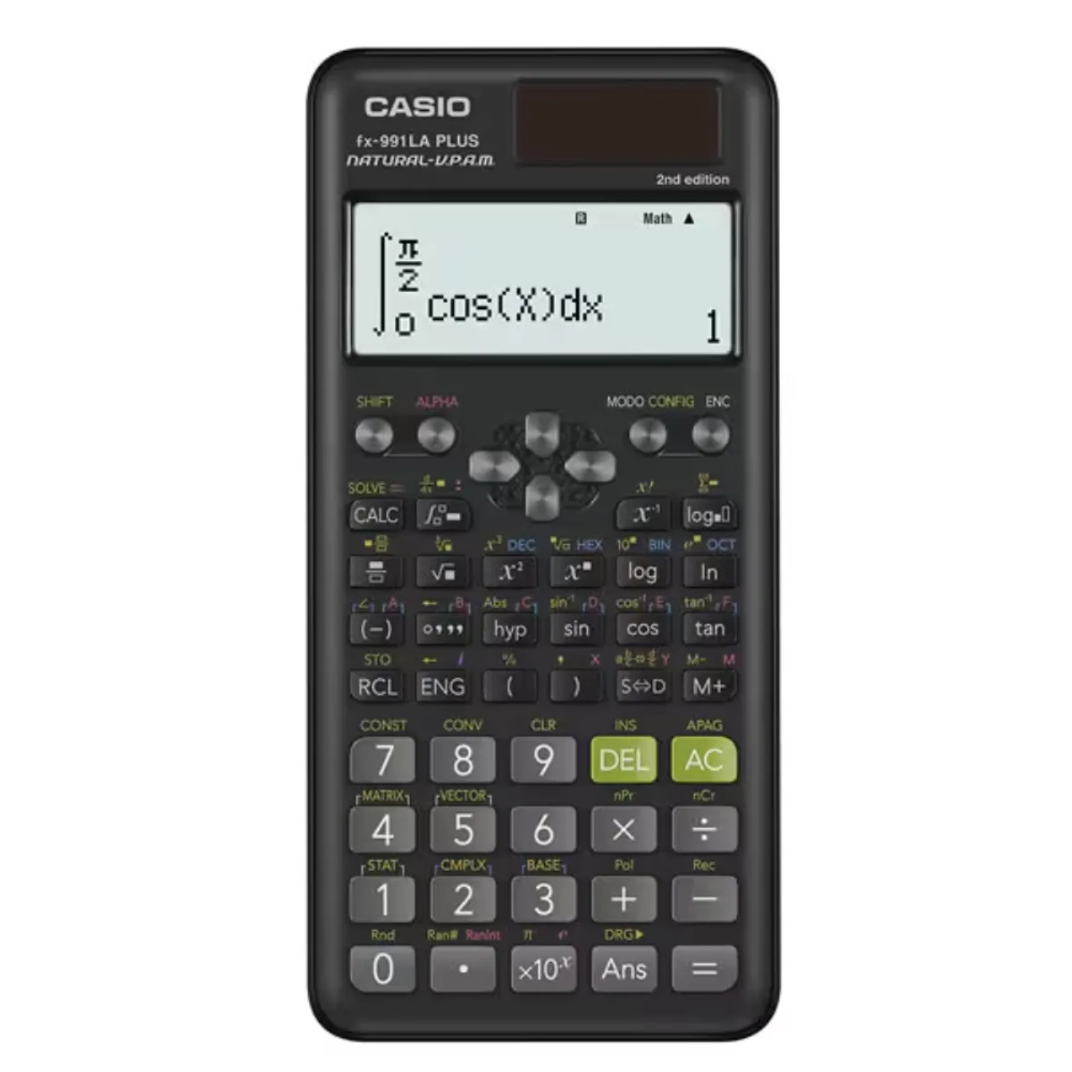 CASIO - CALCULADORA CASIO FX-991LAPLUS2-BK NEGRA