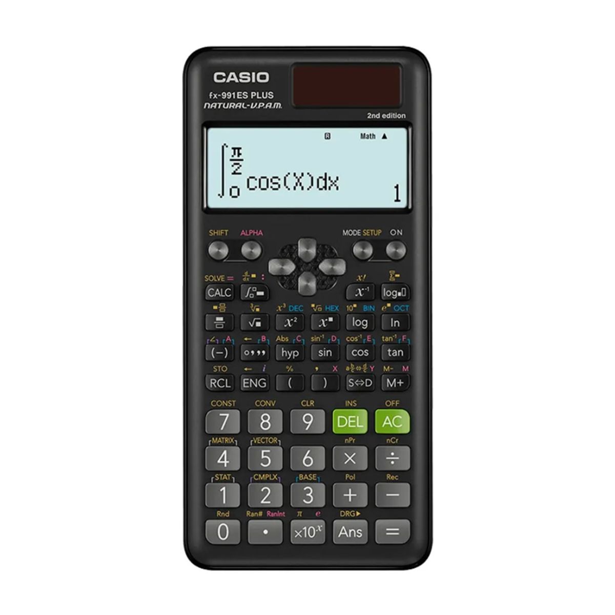 CASIO - CALCULADORA CASIO FX-991ESPLUS2-BK NEGRA