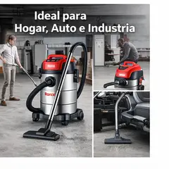 GENERICO - Aspiradora Lavadora Ronix 1250 1400W 20L Seco y Húmedo Industrial