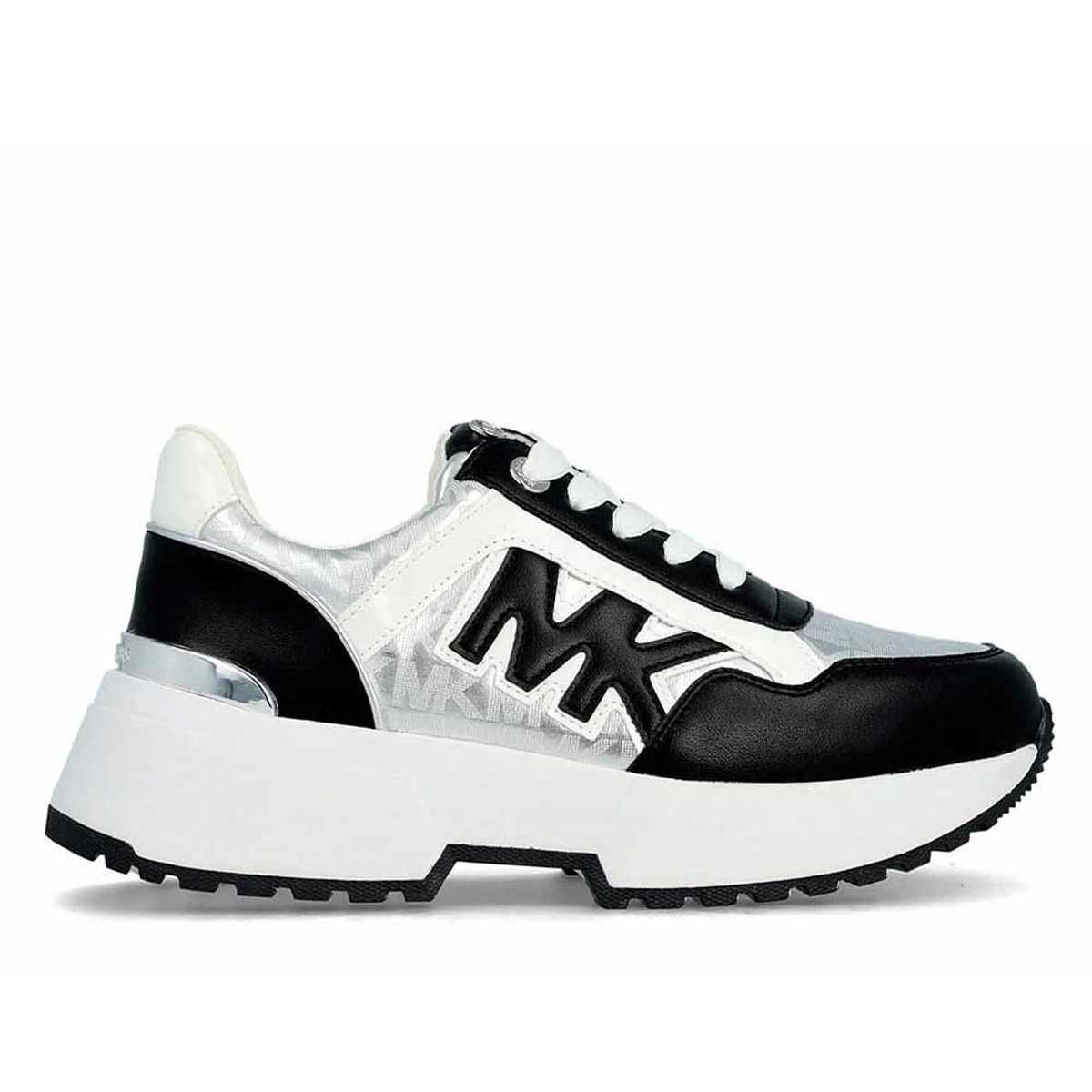 MICHAEL KORS - Zapatilla Mujer Michael Kors Original Cosmo Maddy Plateado Negro