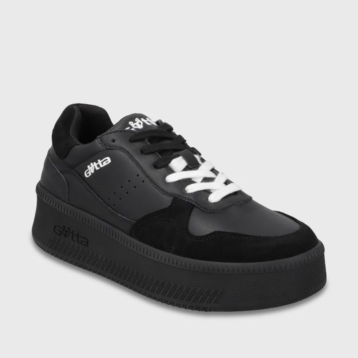 GOTTA - Zapatilla Plataforma Negra Mujer 67313