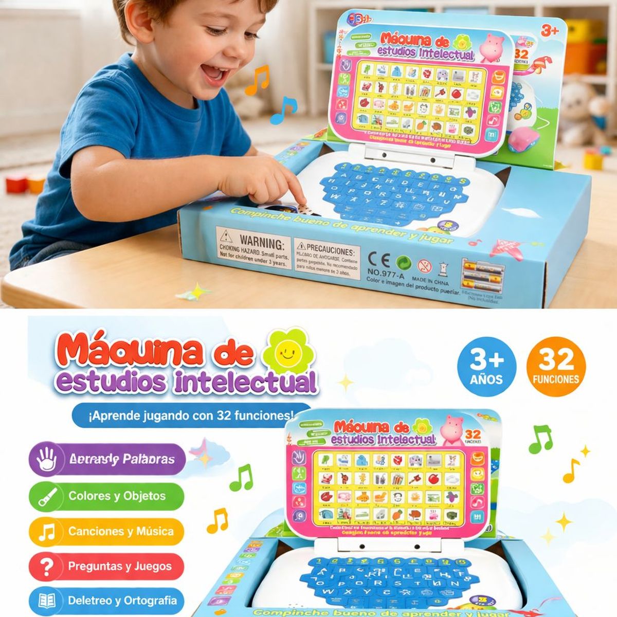 GENERICO - Computadora Didáctica Niños Aprende Jugando
