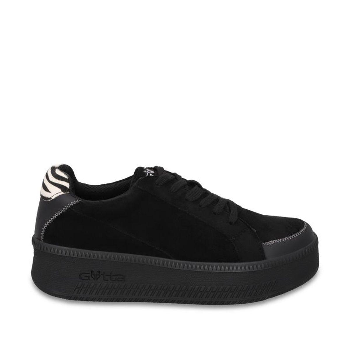 GOTTA - Zapatilla Plataforma Negra Mujer 67310