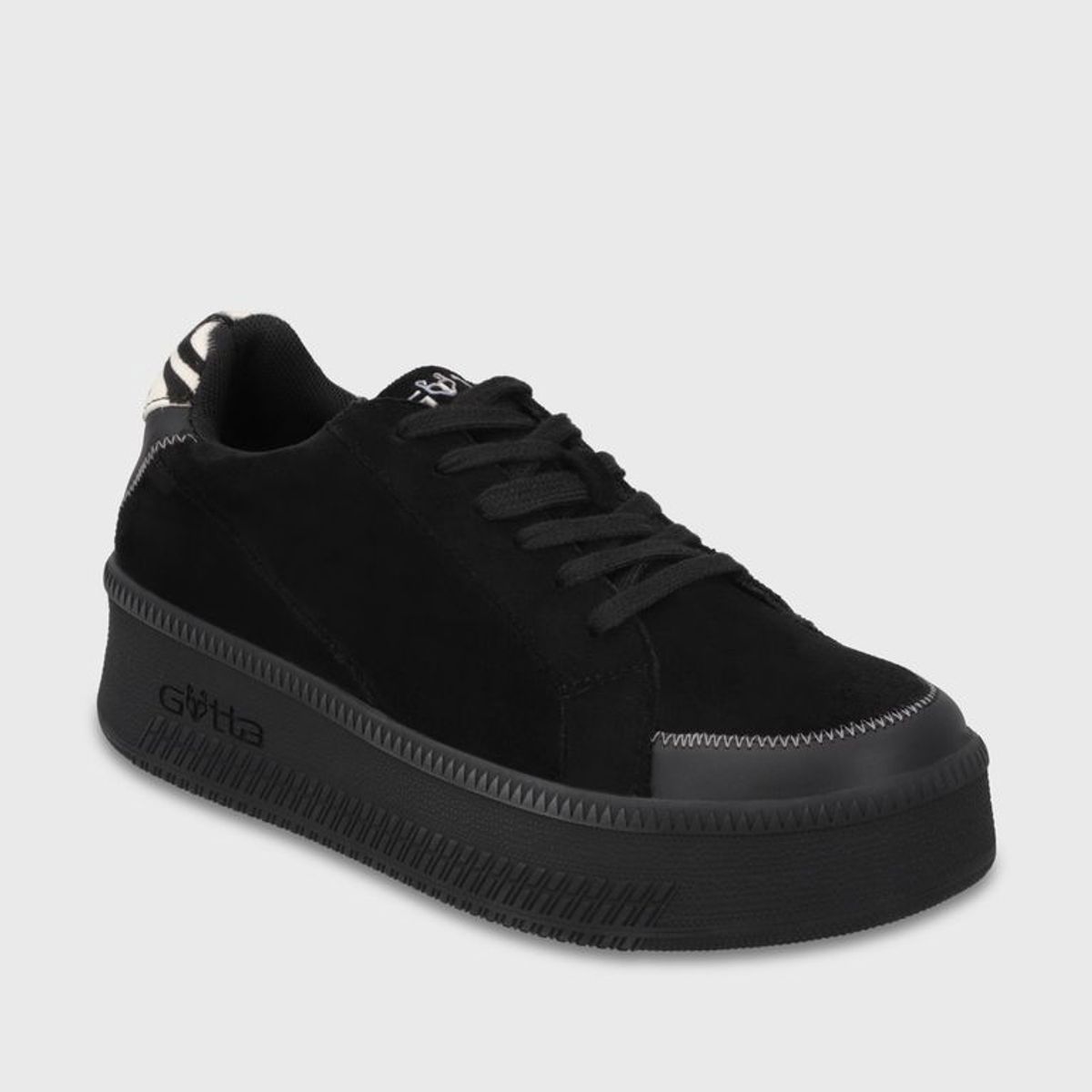 GOTTA - Zapatilla Plataforma Negra Mujer 67310