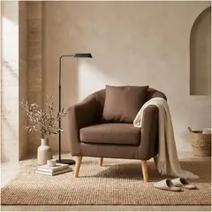 HOMER DESIGN - Sitial Poltrona Silla Sillon Con Cojin De Regalo 80x70x52cm