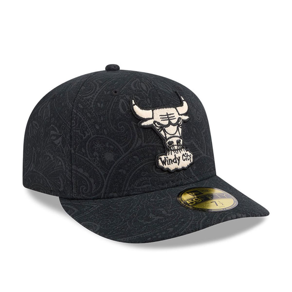 NEW ERA - Gorra 59Fifty NBA Chicago Bulls Brushed Cotton Negro