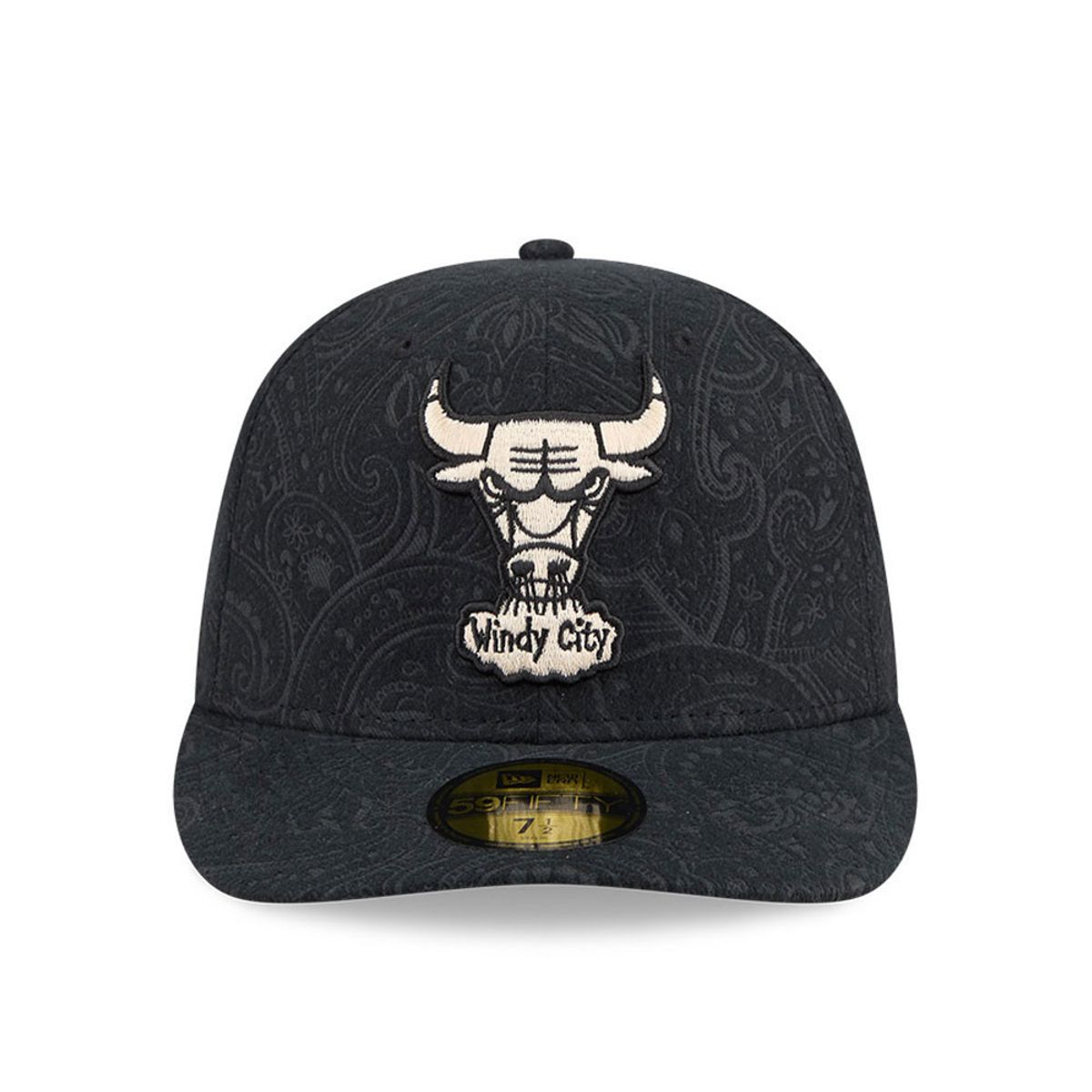 NEW ERA - Gorra 59Fifty NBA Chicago Bulls Brushed Cotton Negro