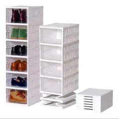 GENERICO - Zapatero Organizador 6 Niveles Cajonera Para Zapatos Estante