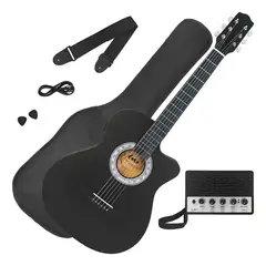 EPIC - Pack Guitarra Electroacústica Principiante Negra