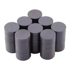 GENERICO - Pack 40 imanes 20 mm manualidades gris