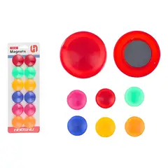 GENERICO - Set 12 imanes para pizarra y refrigerador surtido