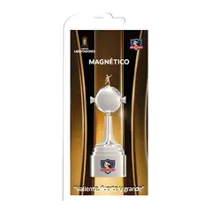 GENERICO - Imán Copa Libertadores 1991 Colo Colo plateado