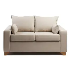GENERICO - Sofá 2 Cuerpos King House Beige Lino