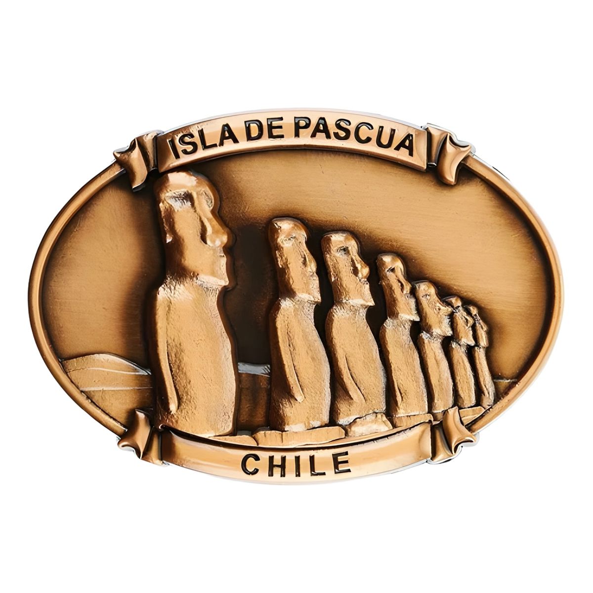 GENERICO - Pack 5 imanes souvenir Chile cobre
