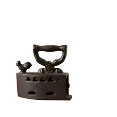 GENERICO - Tope traba para puerta hierro fundido marrón