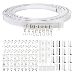 GENERICO - Riel Para Cortina De Techo Riel De Techo Soporte 5mts