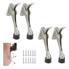 GENERICO - Pack 4 Topes Puerta Abatible Con Tornillos