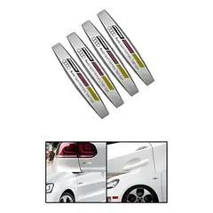 GENERICO - Tope Puerta Metálico Adhesivo Universal Plateado